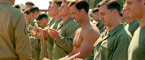 princecamscorner:Luke Pegler in Hacksaw Ridge [set 1, set 2, set 3]