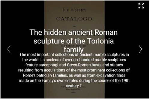 The hidden ancient Roman sculpture of the Torlonia family (ita) www.romeandart.eu/it/arte-col