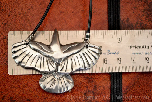 paleopanthera: After far too many delays the American Crow in flight pendant is FINALLY available f