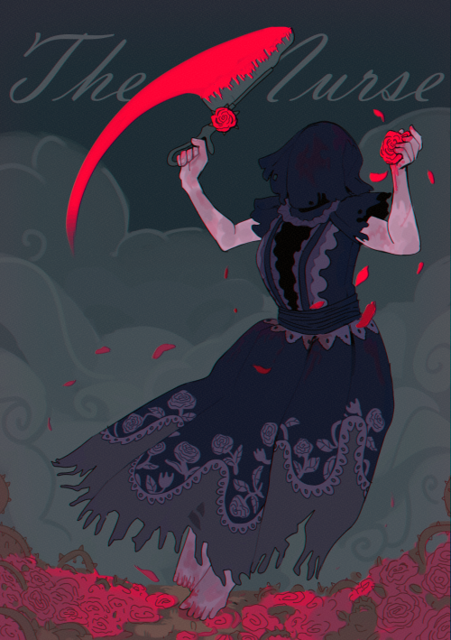 I Drew The Nurse In One Of Her Pretty Outfits, I Love Her So Much And I Just Started Playing Like 3 Days