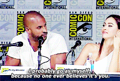 alycias-debnam:Q: If you would come to Comic Con to walk the floor, what would you dress up as?