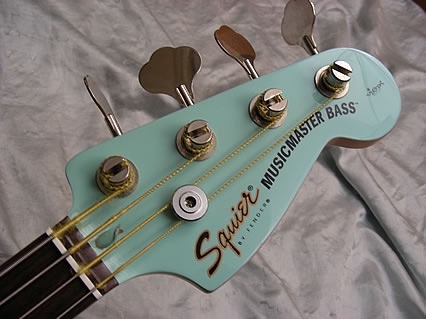 fenderbassman97:  1997 Squire by Fender Musicmaster Bass. Love that color! 