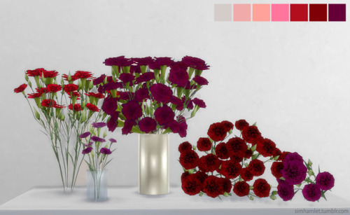 Carnation SetWarning: High PolyDropbox download:Carnations Gold Vase ( (4755 LOD0) Carnations D