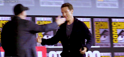 thelostsmiles:And the crowd goes wild for Benedict Cumberbatch! SDCC 2019