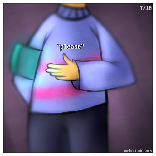 sleufoot:assriel:Frisk: “I can’t talk” Asriel: “STOP LOOKING AT ME” (My first official post for Ask Assriel)Here it is, Ask Assriel! In this blog Asriel is restored but is a bit grouchy. He acts tough and pretends to be a badass. He also loves