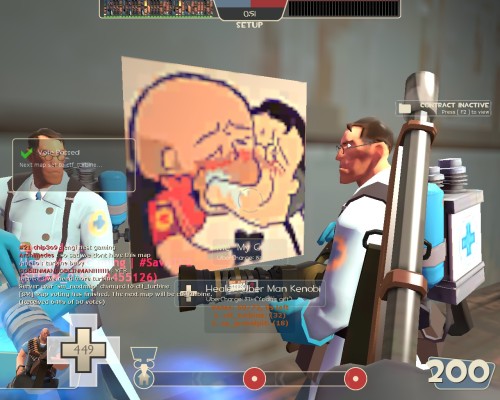 The Way It Took People Months To Notice That I'm Always Putting This Spray Up In The Community Server