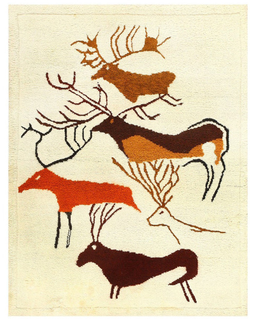 nietp:Rugs designed by Olga Fisch in the 1950s and woven by Ecuadorian artisans. Fisch was a Jewish 