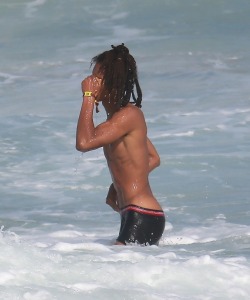 Famousdudes:throwback To Jaden Smith Swimming In Soaking Wet Underwear During His