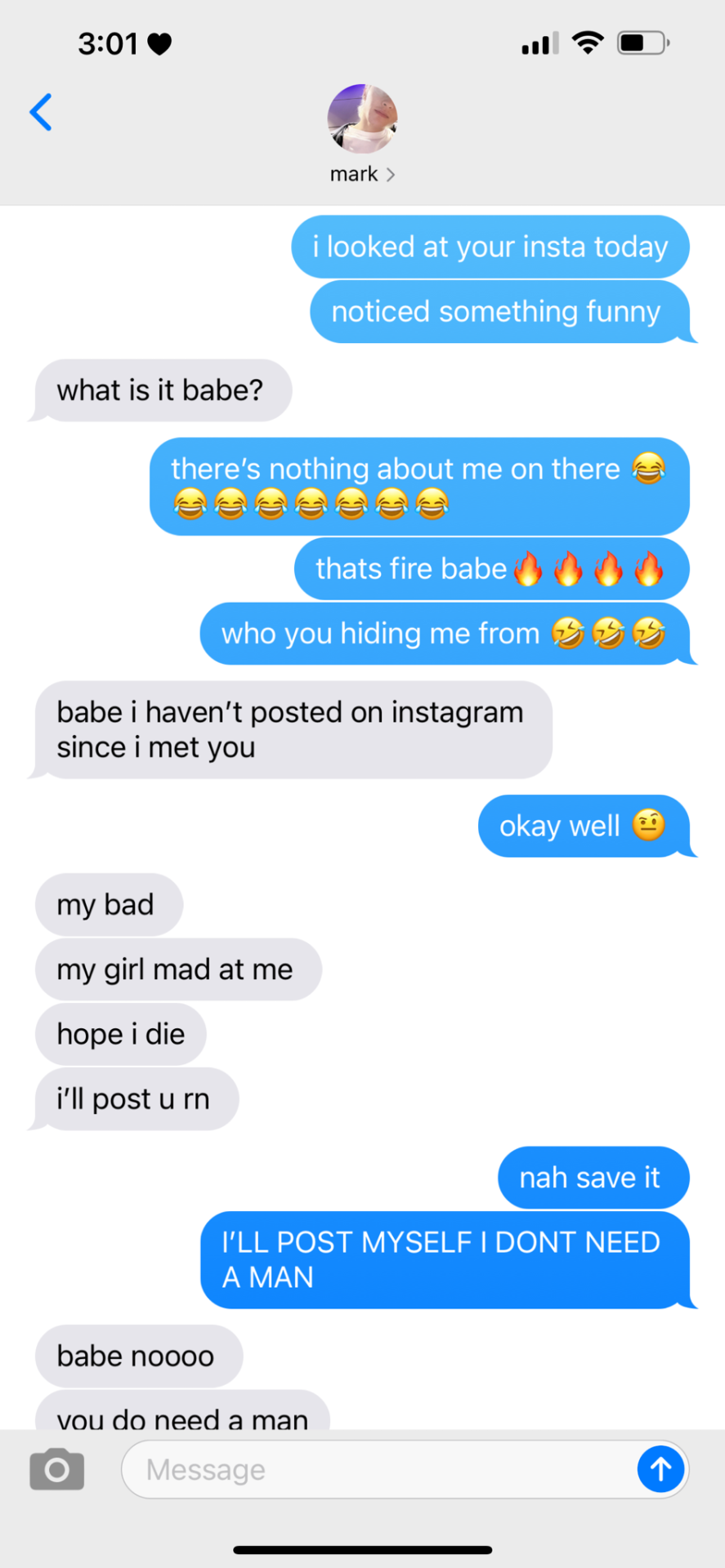 Texts W/ Boyfriend!mark