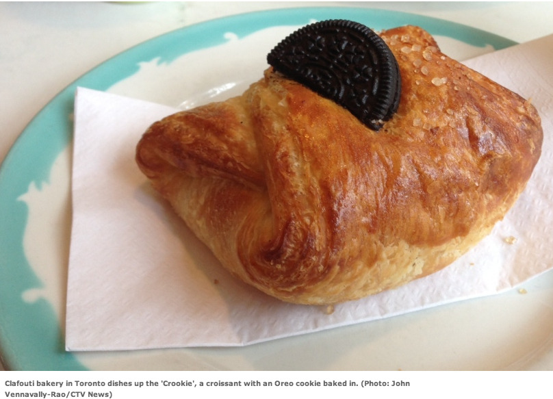 thecakebar:  Meet the Crookie… Cronuts Stuffed with Oreo cookies! A Canadian pastry