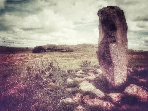 &lsquo;Horse and Foal&rsquo; Standing Stones (Former Stone Circle), Hadrian&rsquo;s Wall, Haltwhistl