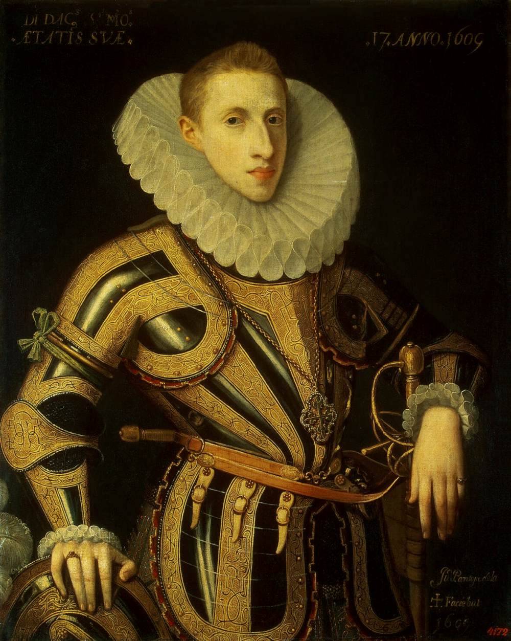 lionofchaeronea:Portrait of Diego de Villamayor, Juan Pantoja de la Cruz, 1605