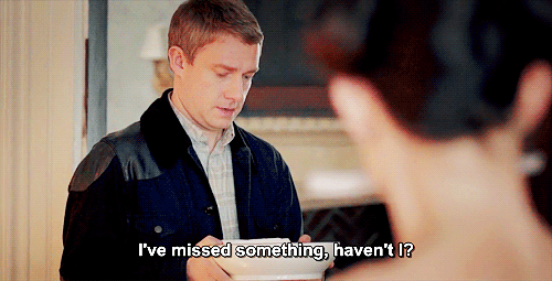 cutiebatch:obscure-affection:Sherlocks face in the last gif is indicating vagina“A vagina John. Unkn