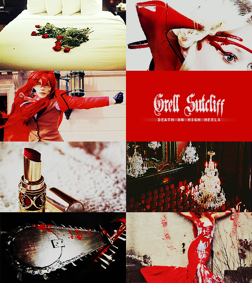 thespiderdevil:   [ Where the muse breathes ] Grell Sutcliff  Do not copy, redistribuite