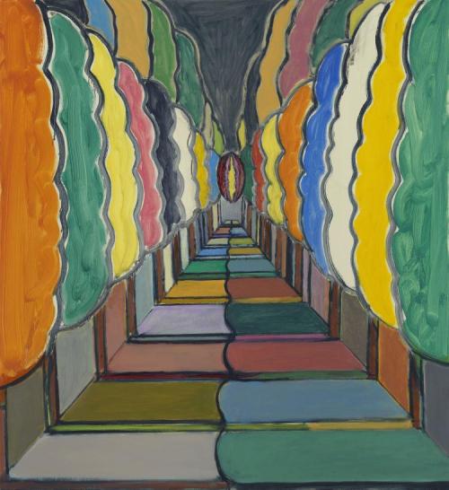 ymutate: Ansel Krut, Avenue of the Flowers, 2010, oil on canvas, 110 x 120 cm / 43&nb