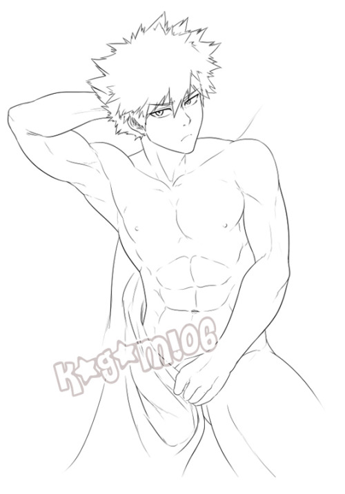 kagami06: Here are the finished lineart for the Boku no Hero Academia print set I’m working on