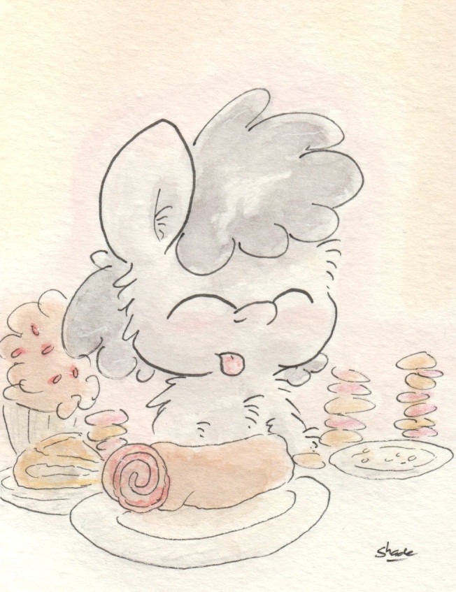 slightlyshade:  This little pony will teach you how to shuffle and how to eat truffle!