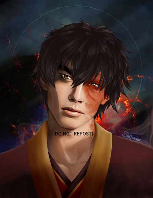 sncinder:A Zuko portrait that I did a little while a go (this is my profile pic if anyone was wonder