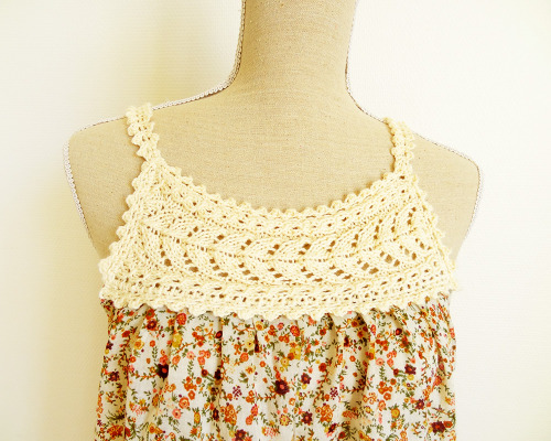 I was very happy that a lot of people hearted my Keila top with crochet yoke on Ravelry, it’s satisfying that my little craft ideas can inspire so many other people. This time I thought I should make something for knitters as well, and here it is -...