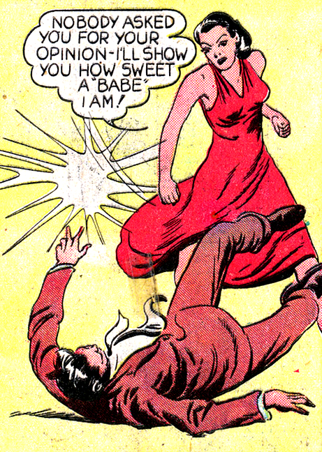 superdames:“Amazona the Mighty Woman” in Planet Comics #3 (1940) by Wilson Locke