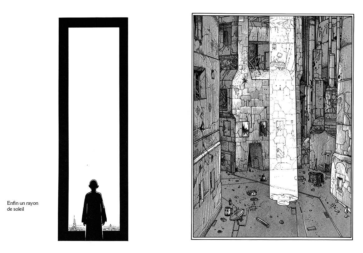 Les Yeux du Chat. Alexandro Jodorowsky and Jean Giraud (Moebius). Panels 1 through