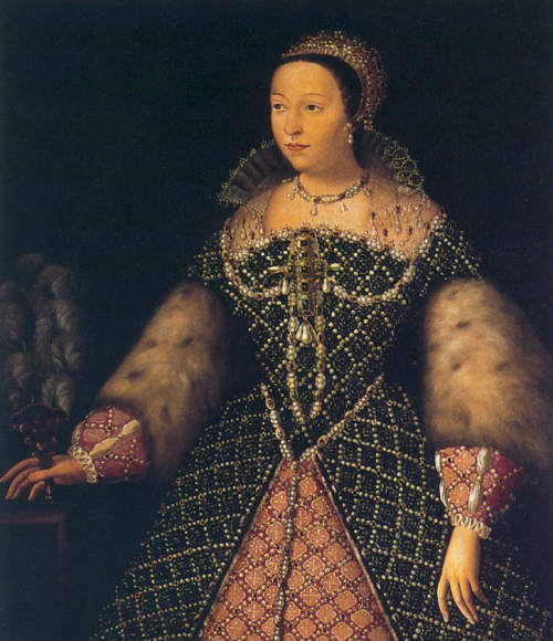 Ca. 1555 Caterina de&rsquo; Medici (Galleria degli Uffizi - Firenze, Toscana, Italy) 