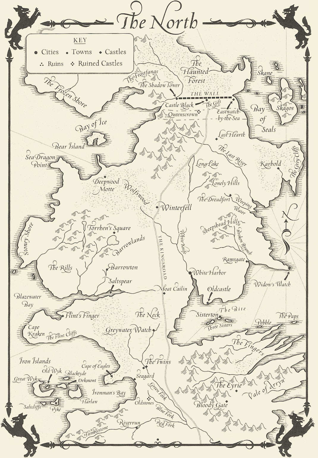 commanderweeb:  A Song of Ice and Fire; Westeros and other lands. 