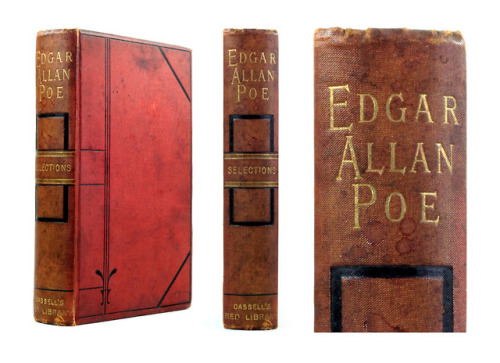 michaelmoonsbookshop:Cassell’s Red LibrarySelections from Edgar Allan PoeProse and PoetryLondon Cass