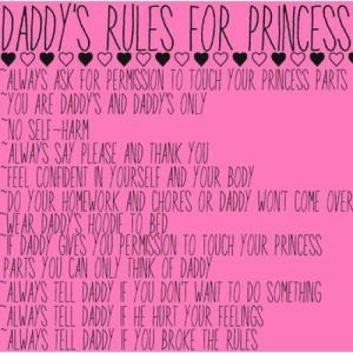 dominantdaddy-littlekitten:  The rules that all littles should live by