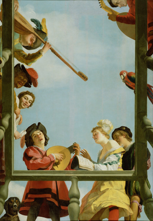 Gerrit van Honthorst - Musical Group on a Balcony (1622)