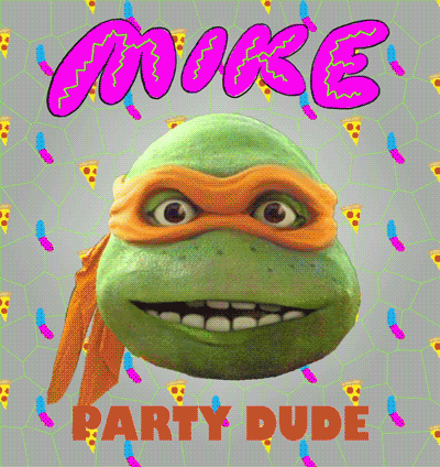 Mikey knows how to get down. Go on, tag ya Mikes. #Mikey #TMNT #BYOM