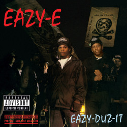 quotesinhiphop:  As they busted a U, they got pulled overAn undercover cop in a dark green NovaKat got beaten for resisting arrestHe socked the pig in the head for rippin his Guess- Eazy E