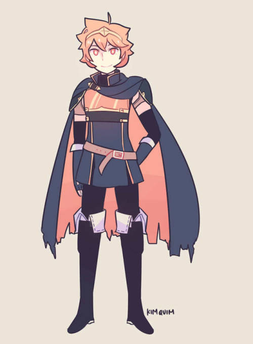 Felt inspired to draw a fem!Hinata in a Lucina’s outfit but more /Karasuno/ feel for an FHQ AU