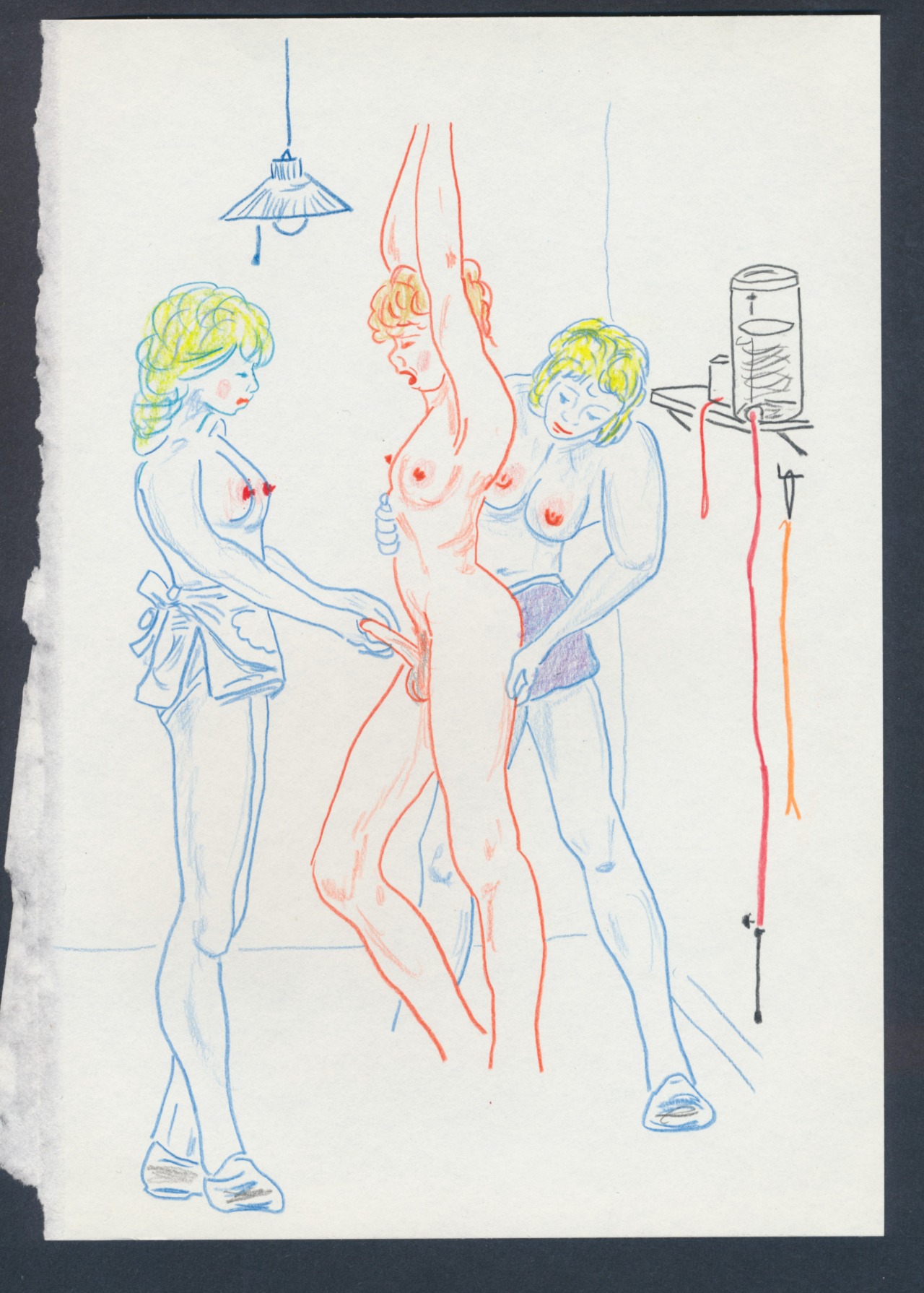 agracier Â said:amateur drawing - preparing for an enema â€¦http://transeroticart.tumblr.com