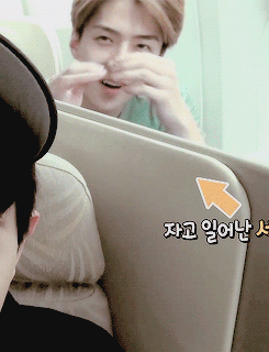 pandreos: sehun being his typical self
