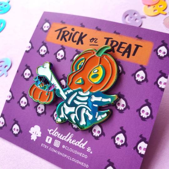 Trick or Treat Pokemon Pins made by cloudhedd