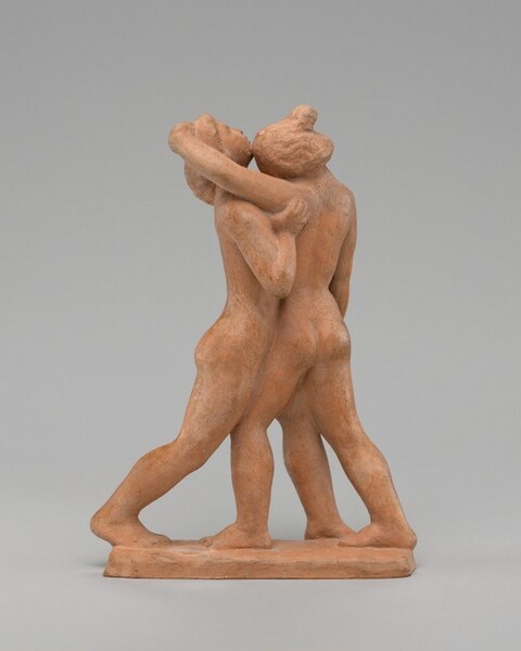 lesbianarthistory: Aristide Maillol - Women Wrestlers (1900)