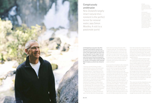 Simon Woolly showed us around Antipodes water for Bulthaup Culture magazine.