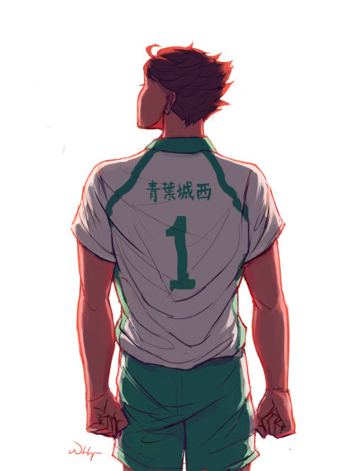 whitlingerdoodles: five o’clock warrior. been drawing haikyuu fanart since 2016. wow