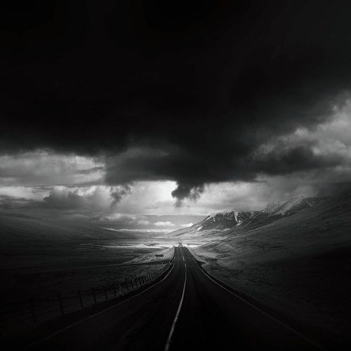 asylum-art: Photographer Captures Roads In Desolate Landscapes Around The World More info: andylee.c