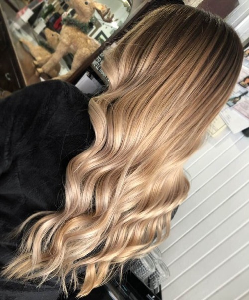 brown and blonde hair color styles | Tumblr Tumblr Brown Hair With Blonde