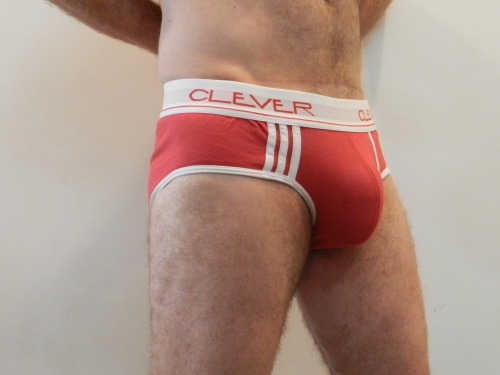 Red Clever Briefs