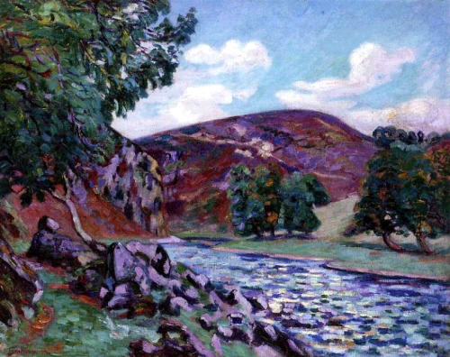 artist-guillaumin: Paysage à Crozant, 1900, Armand Guillauminwww.wikiart.org/en/arman