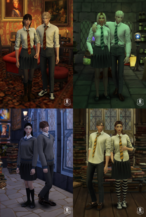 Kiro_Hogwarts uniform set (remaster) +Kids version remastered version of the Hogwarts uniform releas