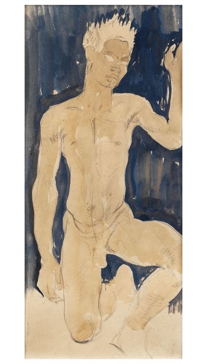 Glyn Warren Philpot R.A. (1884-1937) Naked Model (Henry Thomas)