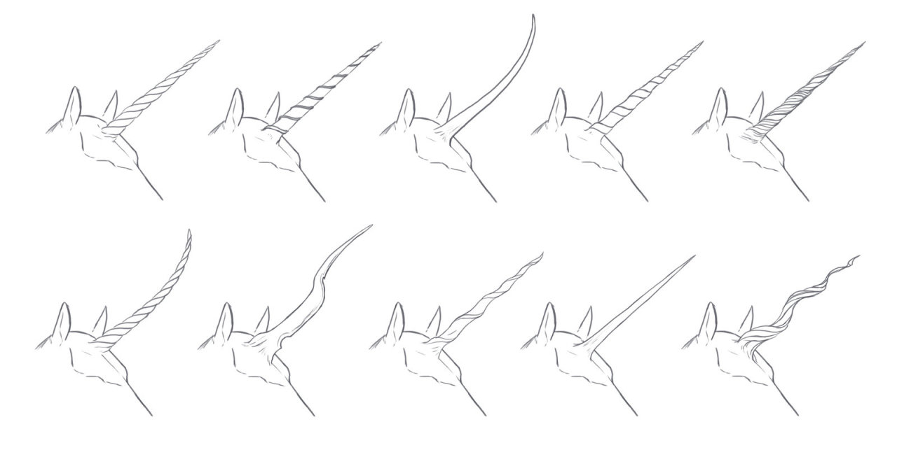 how to draw a unicorn horn  Google Search  Desenho Chifre unicornio  Chifres