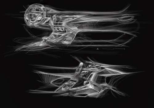 biroandclay: Mercedes Interior Sketches - Arthur Coudert. Yum.