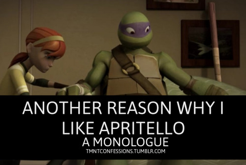 “Another Reason Why I Like Apriltello Is Because If Her And Donnie Did End Up Together, If People (cartoon