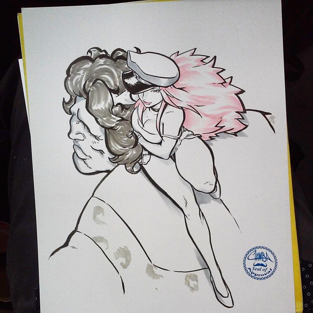 liquidxlead:  artbychamba:  #Poison and #Hugo of #CAPCOM #FinalFight. #NYCC #NewYorkComicCon