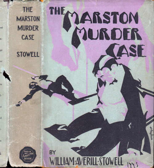 The Marston Murder Case. William Averill Towell. New York: D. Appleton and Co., 1930. First edition.